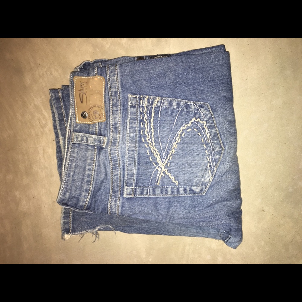 Silver jeans
